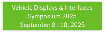 Vehicle Displays & Interfaces Symposium 2025