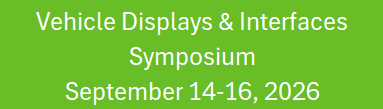 Vehicle Displays & Interfaces Symposium
